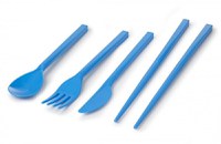 Set tacamuri plastic diverse culori Sistema Cutlery To Go - 1