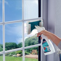 Spray curatare geamuri cu laveta Leifheit Cleaner Micro Duo - 1