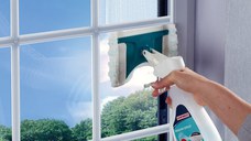 Spray curatare geamuri cu laveta Leifheit Cleaner Micro Duo