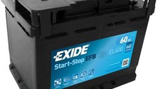 EXIDE EFB START-STOP 12V 60Ah 640A - Borna Normala (dreapta +)