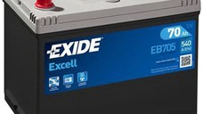 EXIDE EXCELL ASIA 12V 70Ah 540A - Borna Inversa (stanga +)