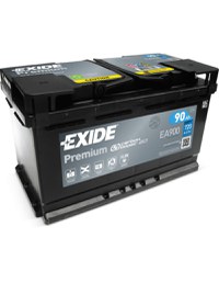 EXIDE Premium 12V 90Ah 720A - Borna Normala (dreapta +) - 1