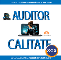 Curs online autorizat Auditor în domeniul calității - 1