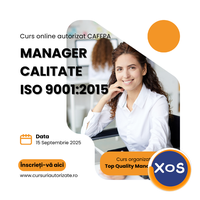 Curs online autorizat Manager calitate – ISO 9001:2015 - 1