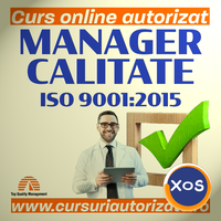Curs online autorizat Manager calitate – ISO 9001:2015 - 1