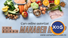 Curs online autorizat Manager HACCP - ISO 22000