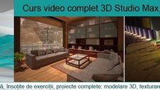 Curs 3D Studio Max, randare V-Ray, Corona Renderer, Arnold, Mental Ray