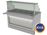 0058451 Unitate de servire rece cu spatiu depozitare, constructie inox - 1