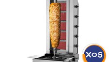 Aparat kebab / Grill kebab cu 5 arzatoare, motor jos CLR.KLG152