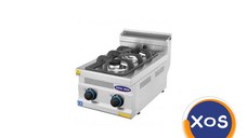 Aragaz profesional 2 focuri, Ideal Inox, GPL, Linia 630