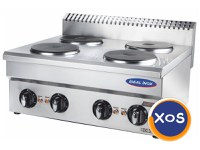 Aragaz profesionala electric, 4 plite, Ideal Inox, Linia Eco - 1