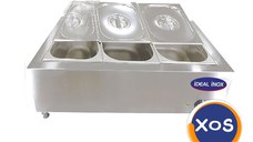 Bain Marie de banc, Ideal Inox, 3 buc GN 1/2 00063170