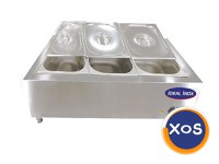 Bain Marie de banc, Ideal Inox, 3 buc GN 1/2 00063170 - 1