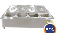 Bain Marie de banc, Ideal Inox, 4 bucxGN 1/2