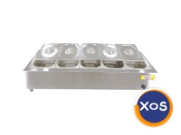 Bain Marie de banc, Ideal Inox, 5 bucxGN 1/2 - 1