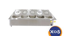 Bain Marie de banc, Ideal Inox, 5 bucxGN 1/2