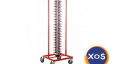 Carucior transport sau depozitare 84 farfurii, Ideal Inox