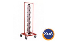 Carucior transport sau depozitare 84 farfurii, Ideal Inox - 1