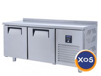 Congelator inox profesional tip masa cu 2 usi, Ideal Inox, 1400x600x60 - 1