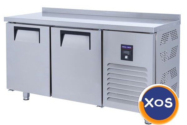Congelator inox profesional tip masa cu 2 usi, Ideal Inox, 1500x600x85