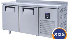 Congelator inox profesional tip masa cu 2 usi, Ideal Inox, 1500x600x85