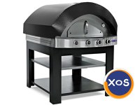 Cuptor profesional pizza pe gaz, Ideal Inox, 6 pizza x 25 cm , 4 pizza - 1