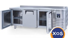 Frigider horeca tip masa din inox cu 3 usi, Ideal Inox, 2000x700x600