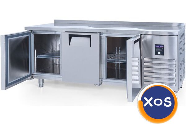 Frigider profesional tip masa din inox cu 3 usi, 2000x600x850
