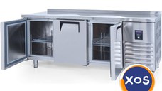 Frigider profesional tip masa din inox cu 3 usi, 2000x600x850