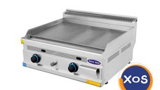 Gratar cu suprafata striata, Ideal Inox, GPL, Linia 700