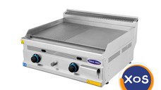 Gratar cu suprafata striata si neteda, Ideal Inox, gaz, Linia 700