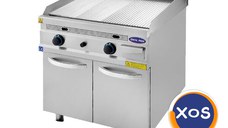 Gratar electric profesional cu placa striata, Ideal Inox, Linia 930