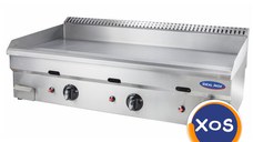 Gratar gaz 1/2 neted, 1/2 striat, Ideal Inox, 1000x500x250, Linia Eco