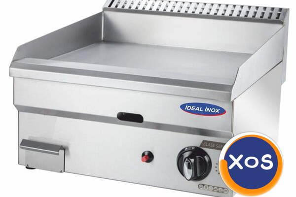 Gratar gaz 1/2 neted, 1/2 striat, Ideal Inox, 500x500x250, Linia Eco
