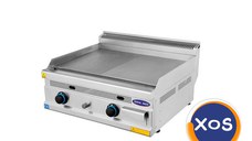 Gratar placa striata si neteda, Ideal Inox, gaz natural, Linia 630