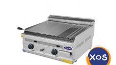 Gratar profesional cu roca vulcanica, Ideal Inox, gaz, Linia 630