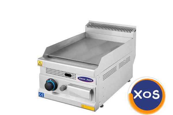 Gratar profesional cu suprafata neteda, Ideal Inox, gaz, Linia 700