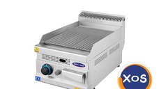 Gratar profesional cu suprafata striata, Ideal Inox, GPL, Linia 700