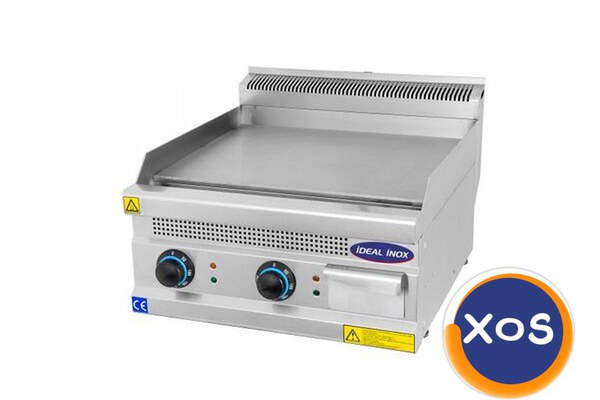 Gratar profesional, Ideal Inox, placa neteda, electric, Linia 630