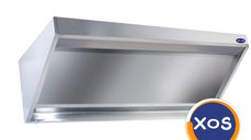 Hota inox de perete fara filtru SNACK, Ideal Inox, 5000X900X500