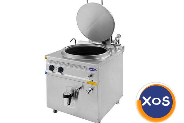 Marmita incalzire indirecta, Ideal Inox,100 l, Linia 930, GPL