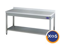 Masa cu blat polietilena si polita, Ideal Inox, 900x700x850 - 1