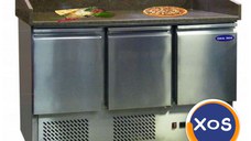 Masa frigorifica preparare pizza, blat granit, Ideal Inox