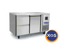 Masa rece cu 2 sertare si 1 usa, Ideal Inox, 280 l - 1