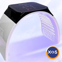 Masca facială cu LED-uri 7 culori - Aparat profesional 242 mărgele LED - 1