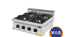 Masina de gatit 4 focuri, Ideal Inox, gaz, Linia 700s