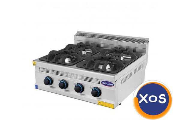 Masina de gatit 4 focuri, Ideal Inox, GPL, Linia 700s