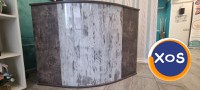 Receptie Semirotund Retro Vintage Lemn Masiv - 8