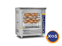 Rotisor 20 pui, Ideal Inox, geam fata si spate, GPL - 1