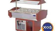 Salad bar, Ideal Inox, 3xGN 1/1, mahon